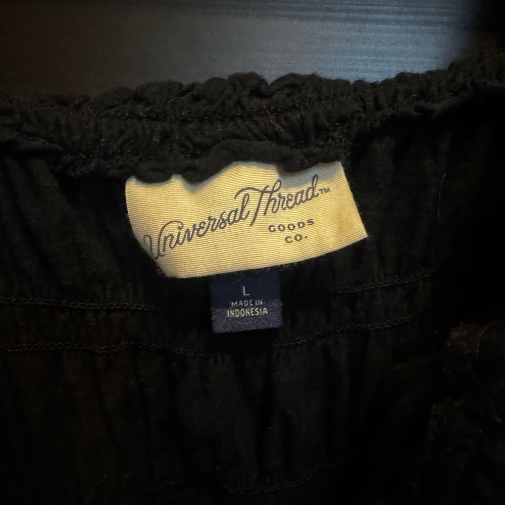 Universal Thread Black Textured Tank Top - Picture 2 of 3